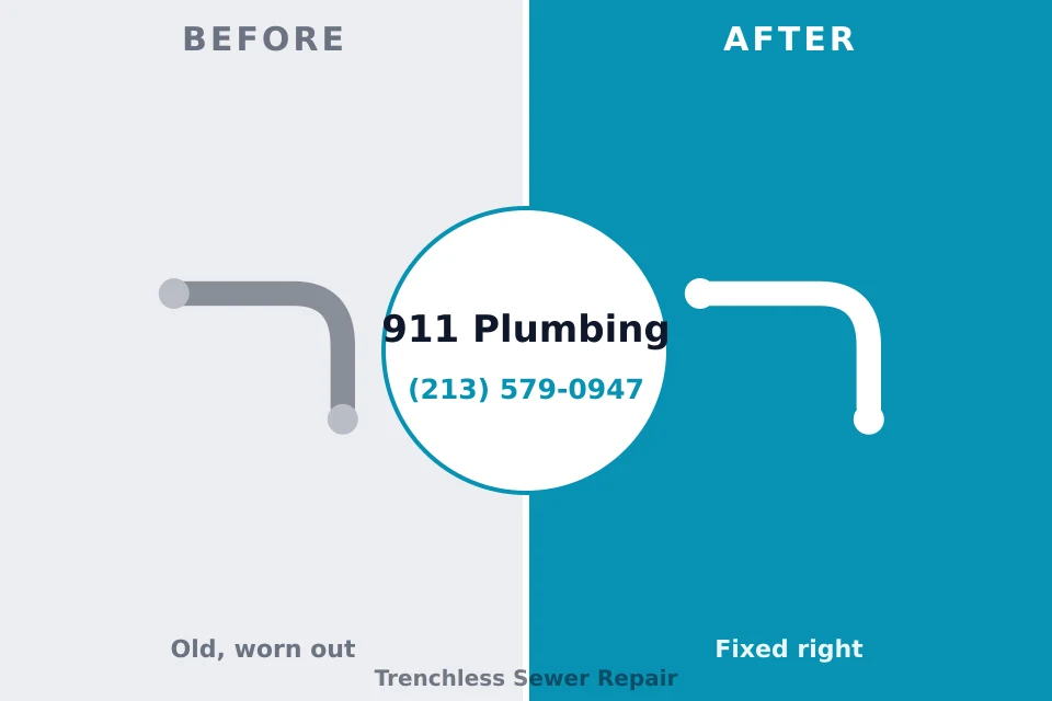 Before and after: plumbing company Wood River, IL
